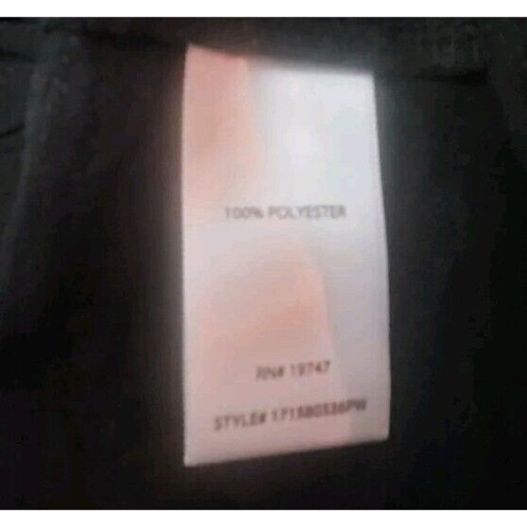 ! Tiered Midi Ruffle Jacquard Print Dress  Large Black  3/4 Sleeves - Picture 6 of 11